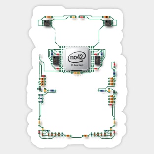 Pan Galactic Gargle Blaster - Circuit Board Sticker